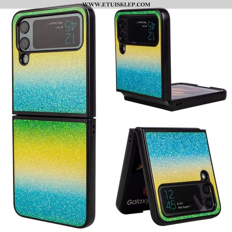 Etui do Samsung Galaxy Z Flip 4 Etui Folio Brokatowe Gradienty